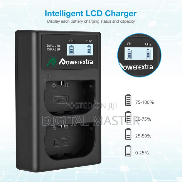 Powerextra Lp-E6nh 2-Pack 2950mah · Photo 4