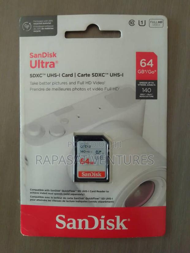 Sandisk Ultra SDXC Uhs-I Card - 64gb · Photo 1