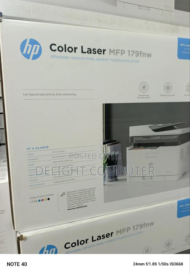 HP Color Laser MFP 179fnw, Print, Copy, Scan, Fax, Scan · Photo 1