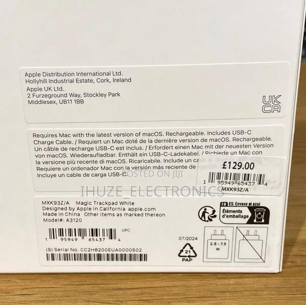 Latest Magic Trackpad (Usb‐C) - White Multi-Touch Surface · Photo 5