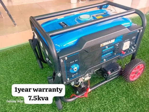 Exclusive Obsidian Kemage Petrol Generator 7.5kva · Photo 1