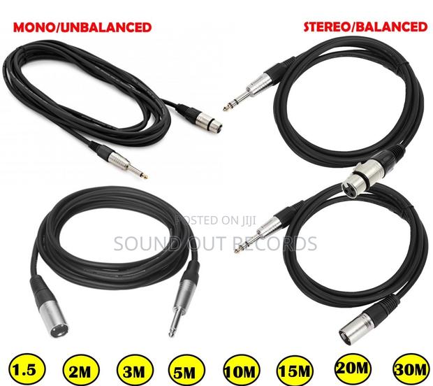 Durable Male/Female XLR to 6.5mm Jack Balanced/Unbalanced · Photo 1