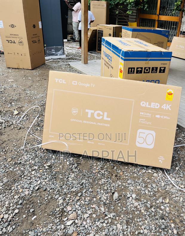 Most Durable TCL 50c645 50” Qled Smart Screen Tv(Black) · Photo 1