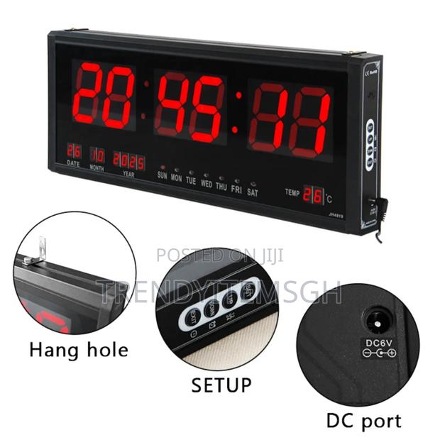 Digital Wall Clock (Large Size) · Photo 2
