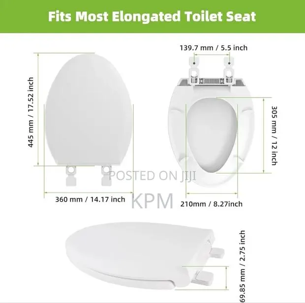 Befitting v - Shaped Toilet Seat Cover · Photo 1
