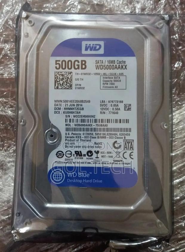 500gb Hard Drive Wd Sata 3.5 Desktop HDD for CCTV · Photo 1