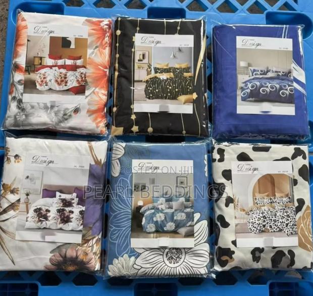 Premium Quality Cotton 5pcs Bedsheet Set Available In Colors · Photo 5