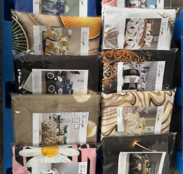 Premium Quality Cotton 5pcs Bedsheet Set Available In Colors · Photo 8