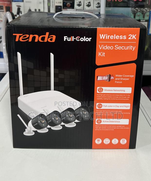 Tenda 4-Channel Wireless Kit (K4w-3tc), Tenda 4ch Wifi Kit · Photo 1
