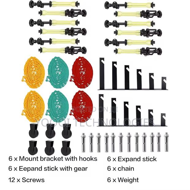 6 Roller Wall Mount Manual Background Support · Photo 2