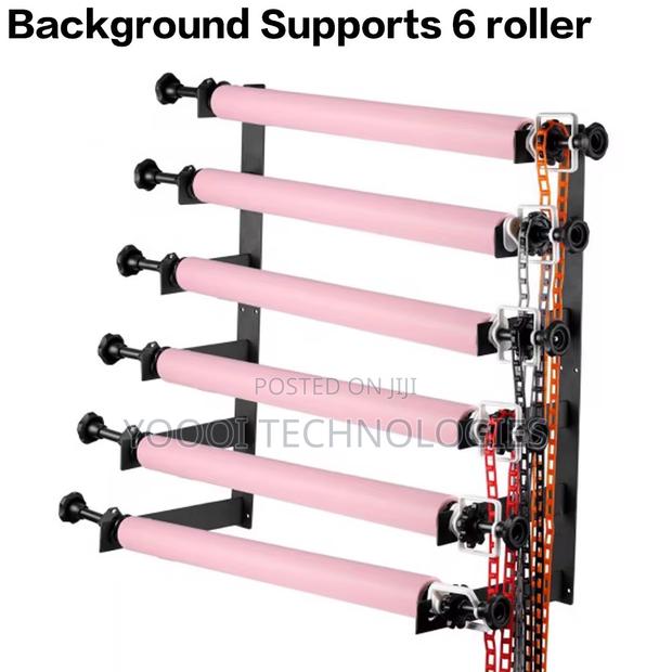 6 Roller Wall Mount Manual Background Support · Photo 7