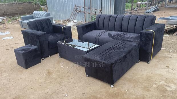 Black Fabric 3 in One and Single Set · Photo 2
