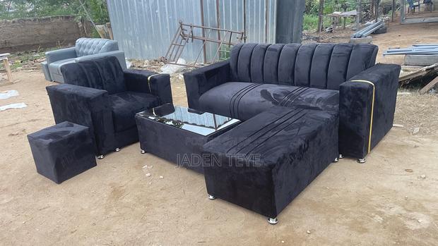 Black Fabric 3 in One and Single Set · Photo 1