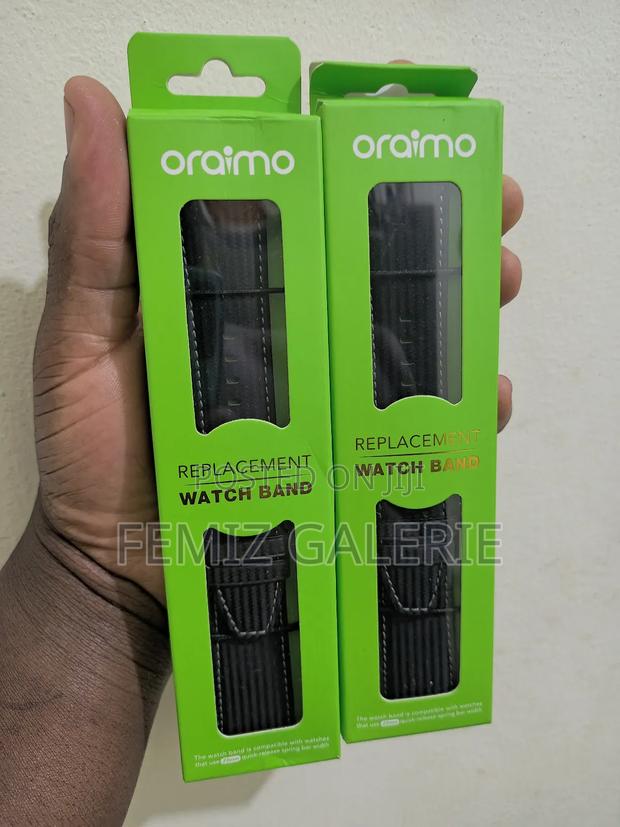 Oraimo Watch Strap 34 Cow Leather Carbon Fiber Pattern Strap · Photo 2