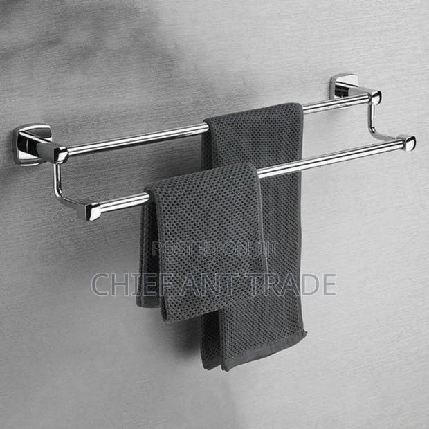 Towel Rail Silver 400a-2 T-R 90cm · Photo 1