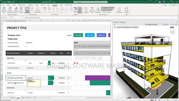 Cellbim Bring 2d 3d to Ms Excel · Photo 2