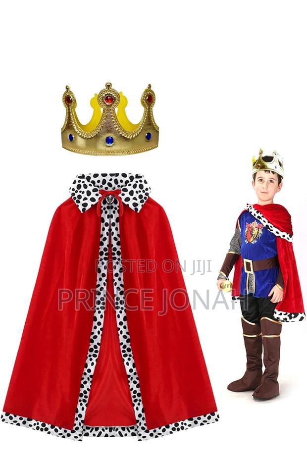 King Costume for Kids Role Play, Halloween 80/140cm · Photo 1