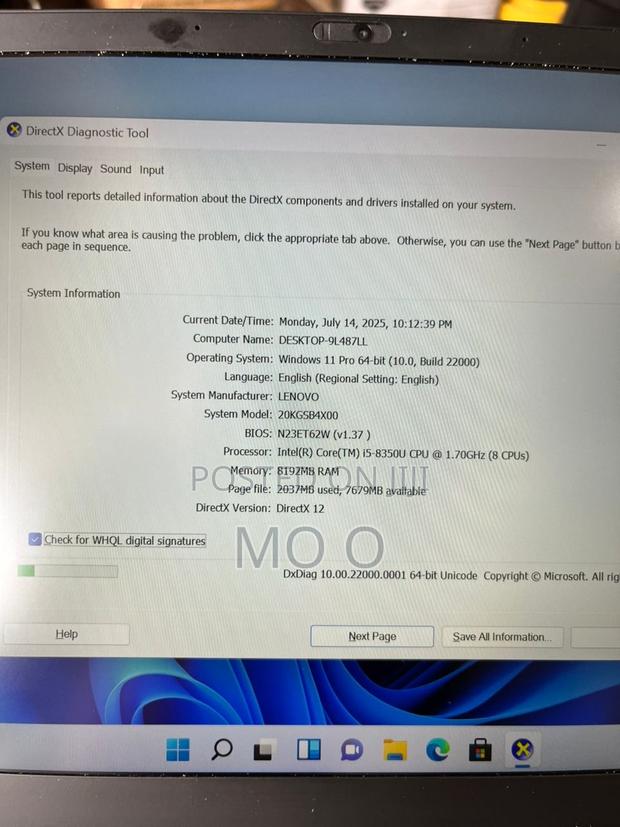 Laptop Lenovo ThinkPad X1 Carbon 8GB Intel Core I5 SSD 256GB · Photo 5