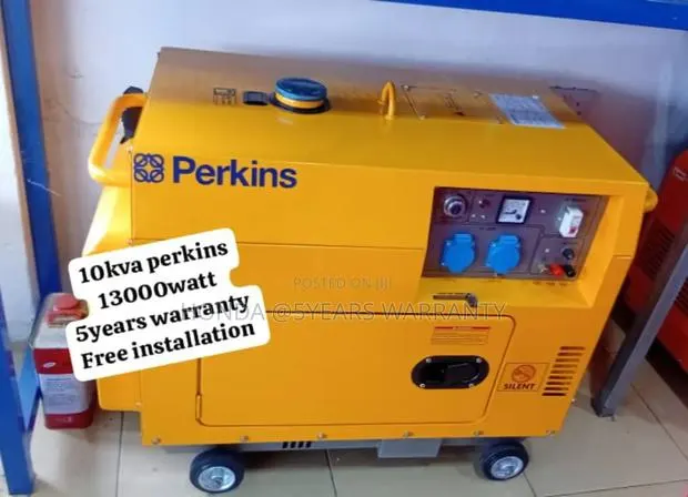 Power Glow Perkins Generator Diesel 10kva 13000watt Silent · Photo 1