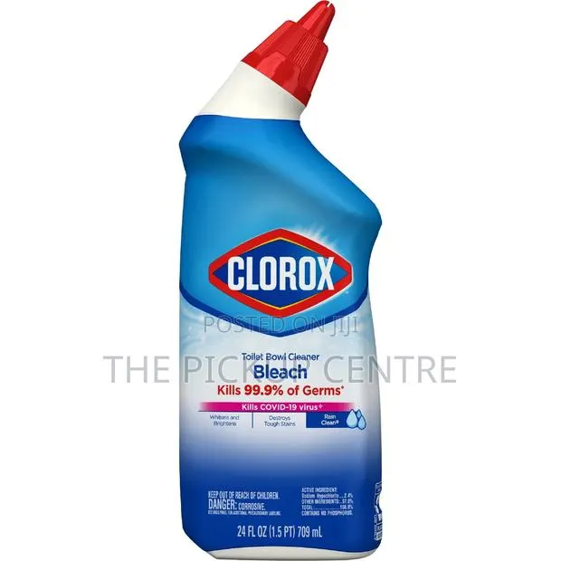 Clorox Toilet Bowl Cleaner W/Bleach, Rain Clean, 24 Fl Oz · Photo 1