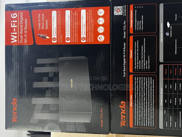 Tenda Tx12l Pro Ax3000 Dual Band Wifi 6 Router Gigabit Lan · Photo 4
