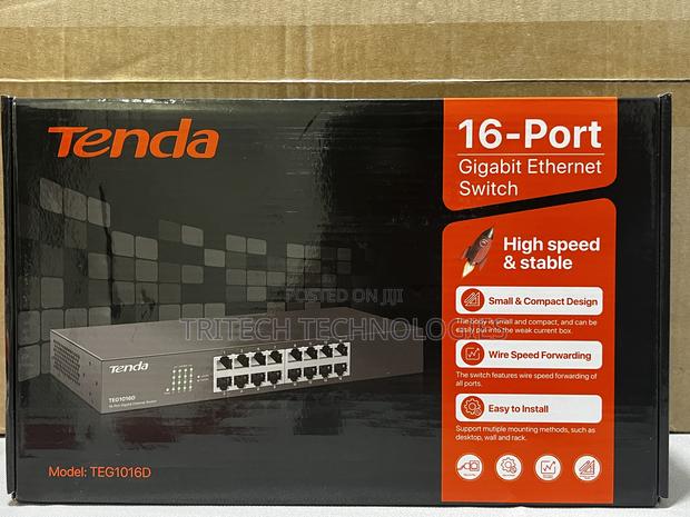 Tenda 16port Gigabit Network Switch Teg1016d · Photo 2