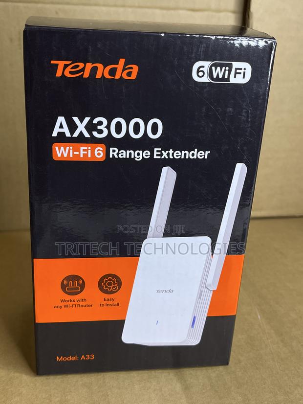 Tenda A33 Dual-Band Ax3000 Network Extender Ultrafast Wi-Fi6 · Photo 2