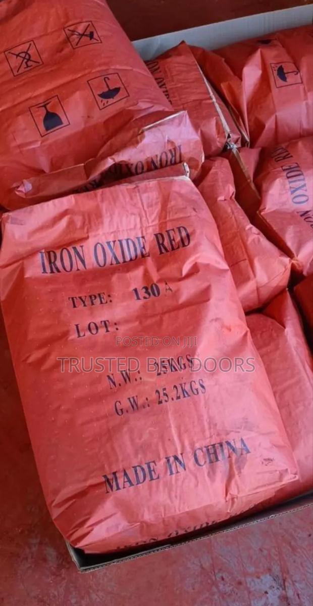 Red Color Pigment Iron Oxide for Concrete Works · Photo 1