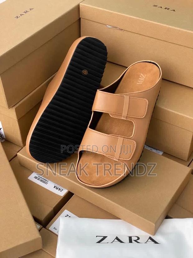 Zara Sandals Brown Leather · Photo 2