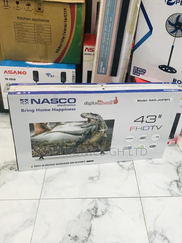 Authentic Full Hdmi Digital 43 Inch Nasco Black Led Tv · Photo 1