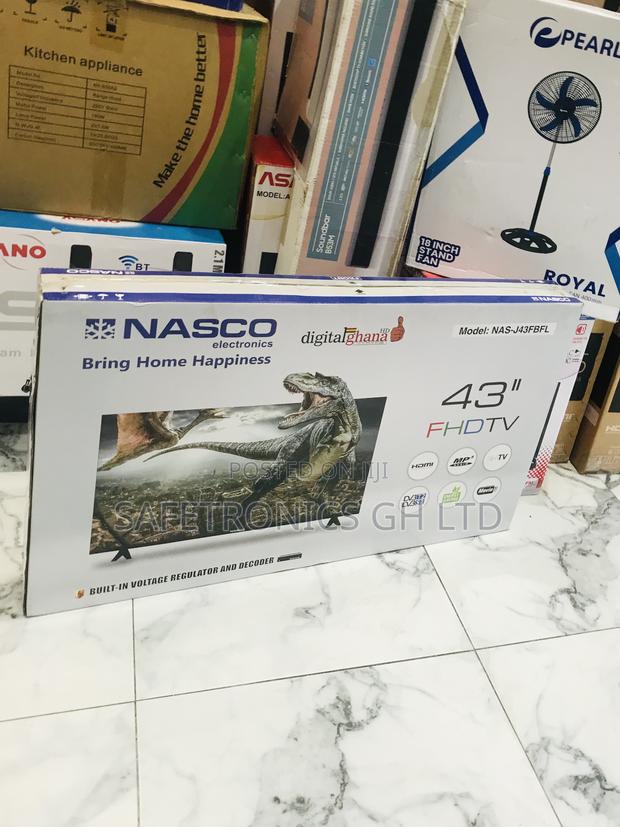 Authentic Full Hdmi Digital 43 Inch Nasco Black Led Tv · Photo 2