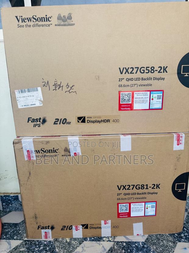 Viewsonic 27", Qhd, 210hz, Fast Ips, HDR 400 Gaming Monitor · Photo 2