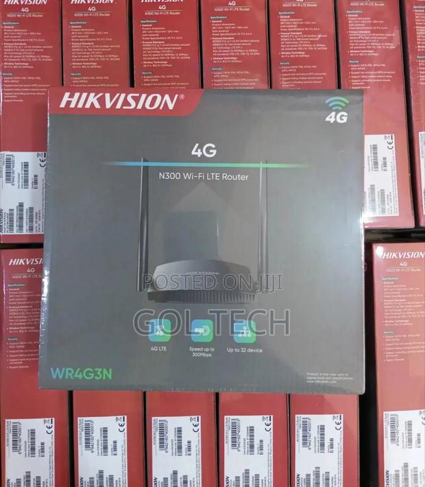 Hikvision 4g Universal Router N300 Wifi Wr4g3n Lte Router · Photo 1