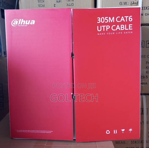 Dahua Cat6 Full Copper Cable 305m Utp Pfm920i-6un-C 1000ft · Photo 2