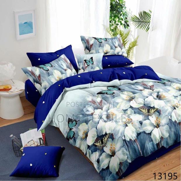 Butterfly Style 2bedsheets With 4pillow Cases for King Size · Photo 1