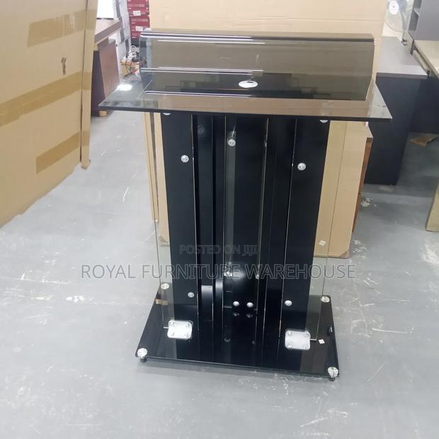 Heavy Tempered Glass Preaching Pulpit Stand for Church · Photo 1