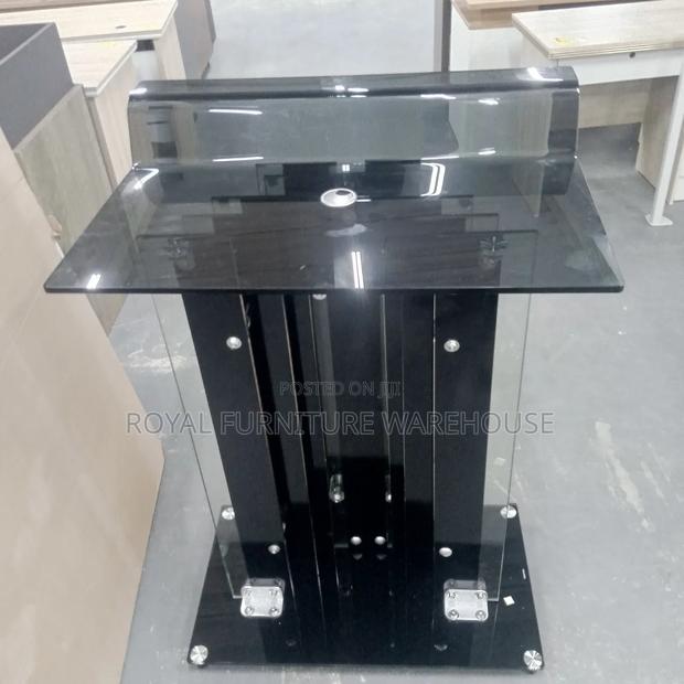 Heavy Tempered Glass Preaching Pulpit Stand for Church · Photo 6