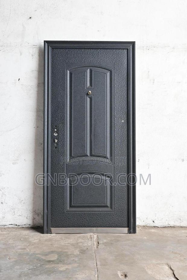G507b H Design Metal Door Black Color