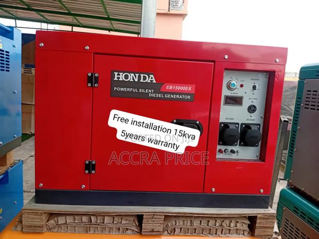 Heavy Duty Generator Honda 15kva Diesel Generator 16500w · Photo 1