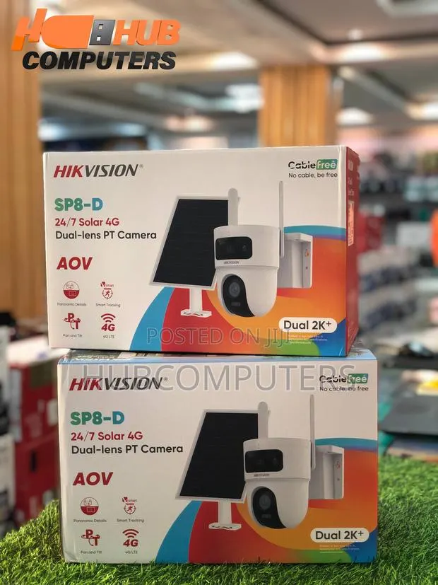 Hikvision DS-2CFSP8-D/4G 8mp Dual Lens Solar 4G PT Camera · Photo 1