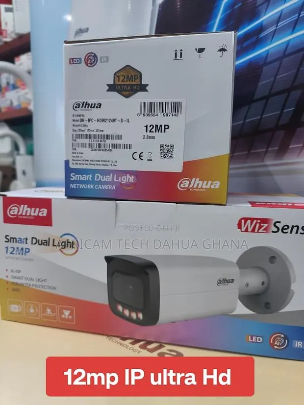 DAHUA 12MP IP Smart Dual Lightl Bullet WizSense Network Camera · Photo 1