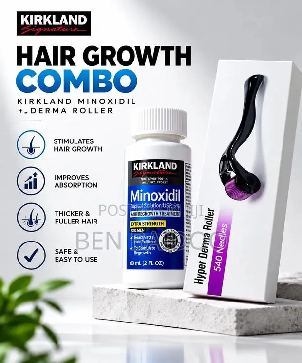 Kirkland Minoxidil & Derma Roller (Hair-Care Routine) · Photo 1