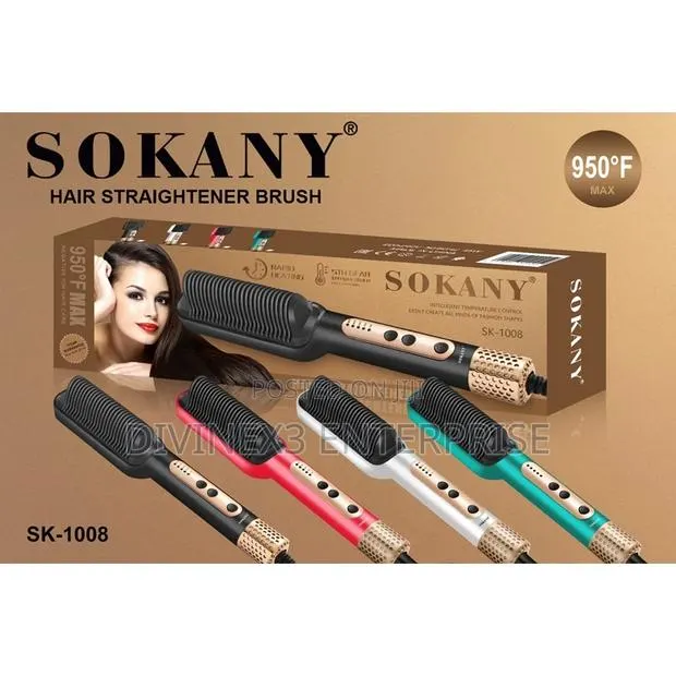 Sokany Straightener Brush · Photo 1