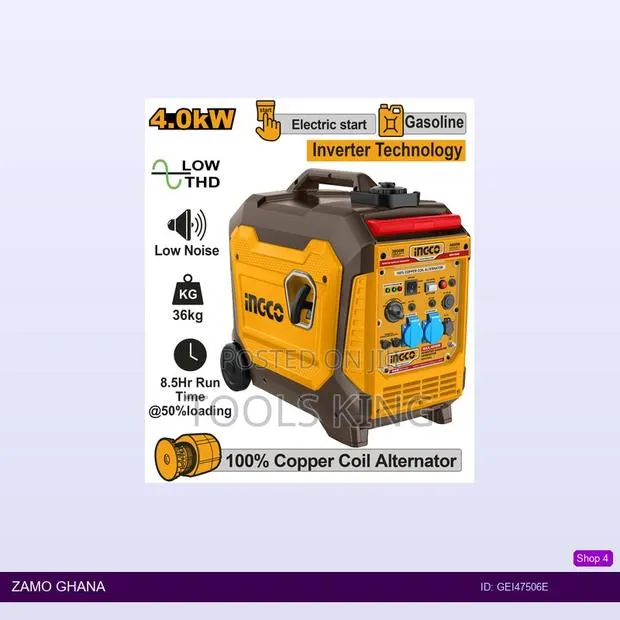 Inverter Gasoline - Gei47506e · Photo 1