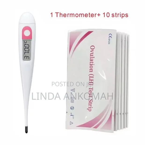 Ovulation Kit Digital Basal Thermometer With Lh Ovulation Test Strips · Photo 1