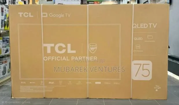 TCL Qled Pro 75" Smart Android TV(75T6D) · Photo 1