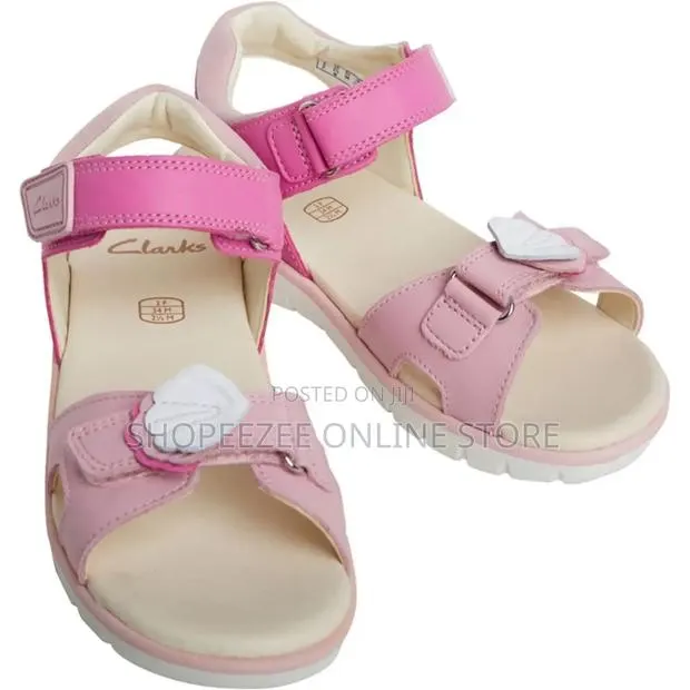 Clarks Junior Roam Shell Church Sandals /Toddler Party Shoes · Photo 1