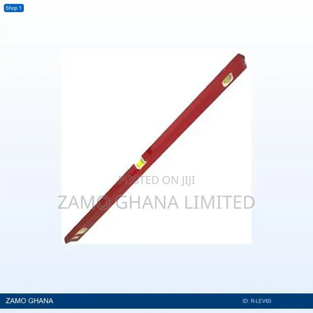 Red Magnetic Spirit Level 60cm - R-Lev60 · Photo 1