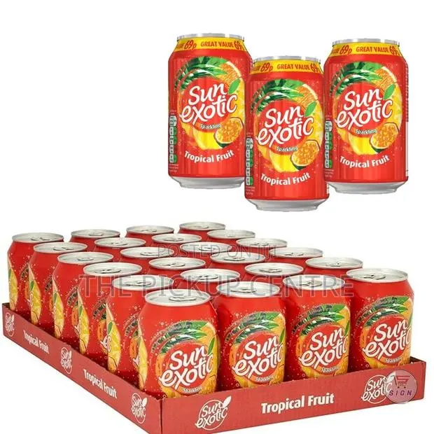 Sun Exotic Sparkling Tropical Fruit - 330ml×24 Pack · Photo 1