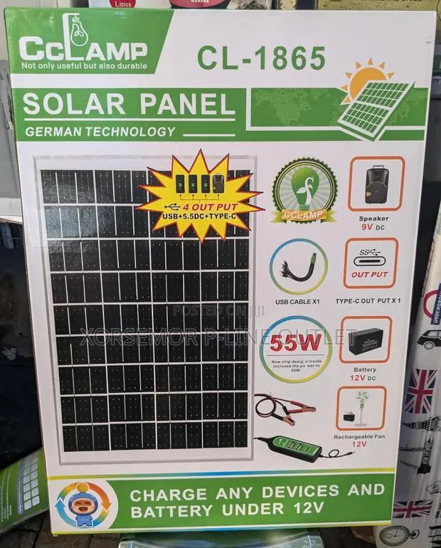 55w Solar Panel Cl-1865 · Photo 1